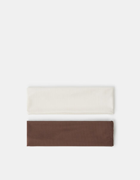2-Pack Ribbed Bando Headbands, , large