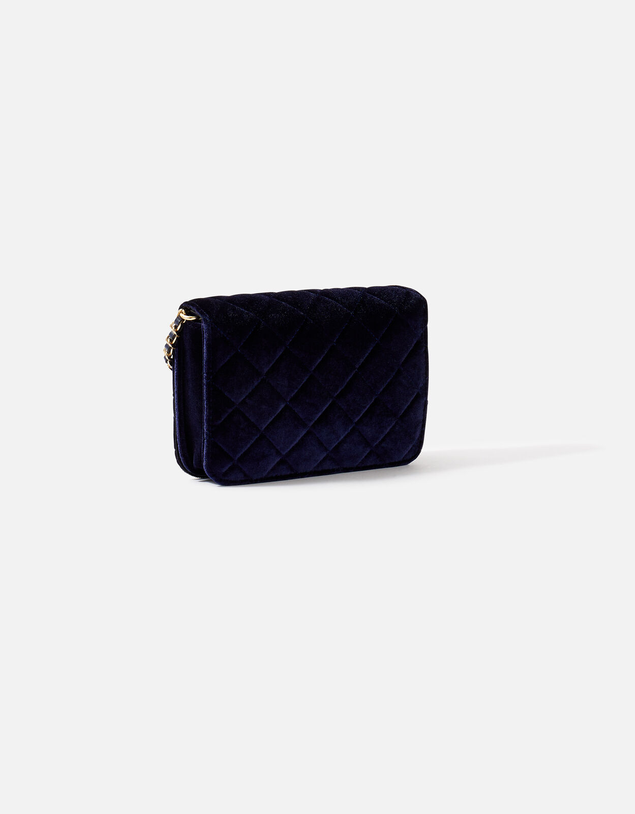 Navy blue sale velvet bag