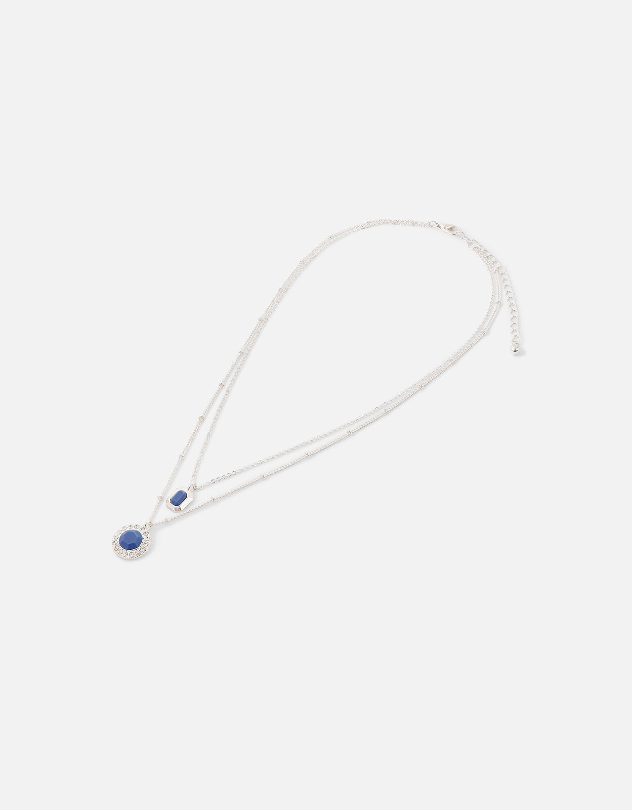 Blue Stone Layered Necklace | Necklaces 