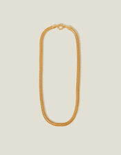 14ct Gold-Plated Chunky Weave Chain Necklace, , large