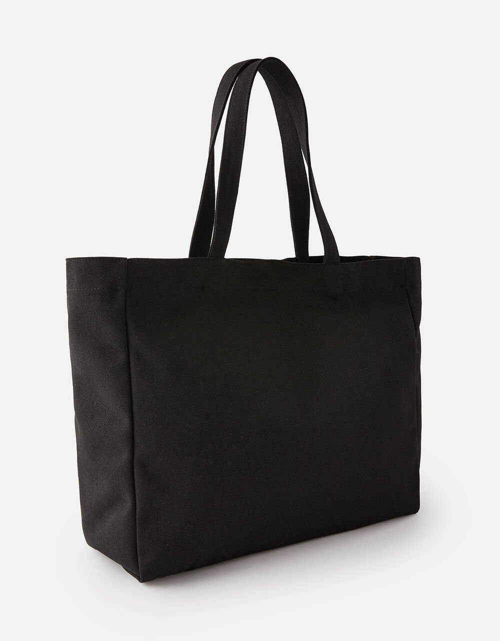 Canvas Shopper Bag Black Tote & Shopper bags Accessorize UK