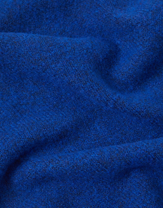 Knitted Triangle Scarf, , large