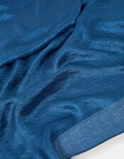 Lightweight Shimmer Scarf, Blue (BLUE), large
