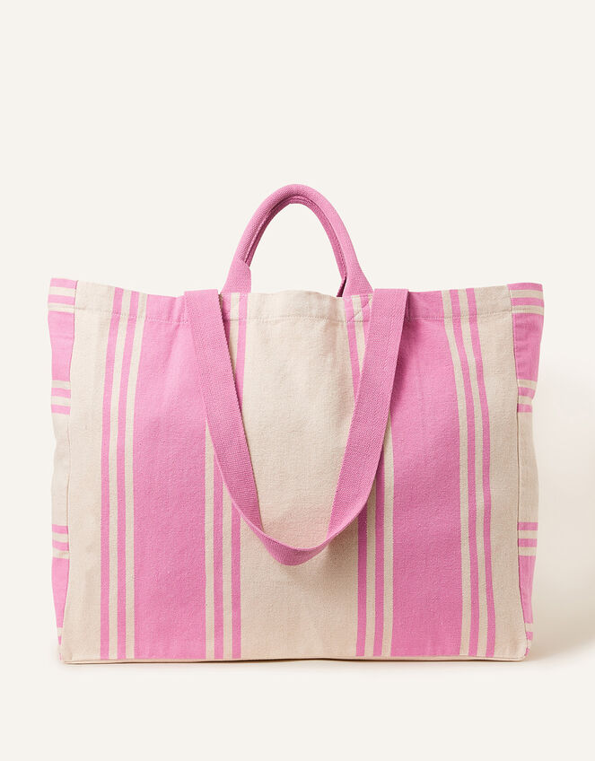 Stripe Shopper Bag, , large