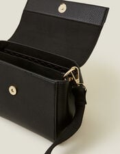 Top Handle Cross-Body Bag, Black (BLACK), large