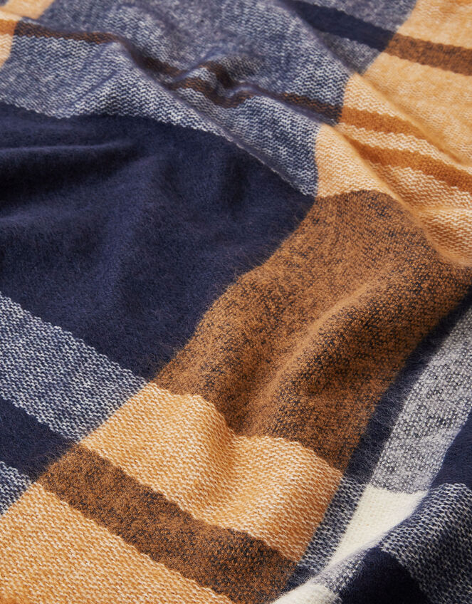 Check Blanket Scarf, , large