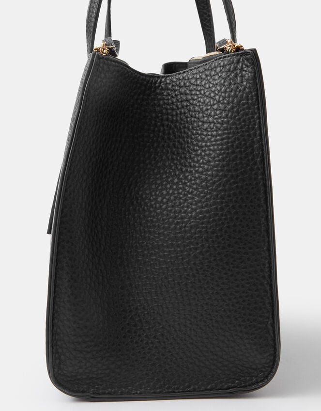Double Zip Laptop Shoulder Bag, , large