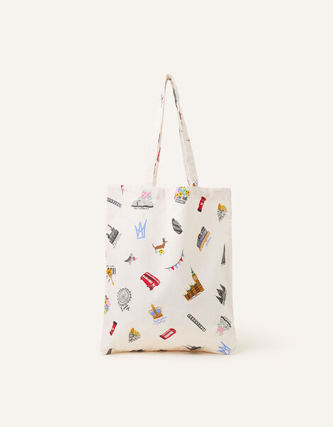 London Print Shopper Bag, , large