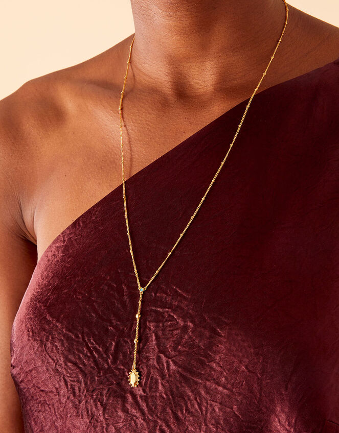 Y chain necklace gold clearance