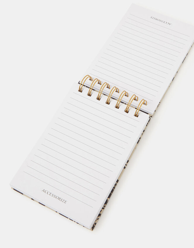 Cow Print A6 Ring Bound Notepad, , large