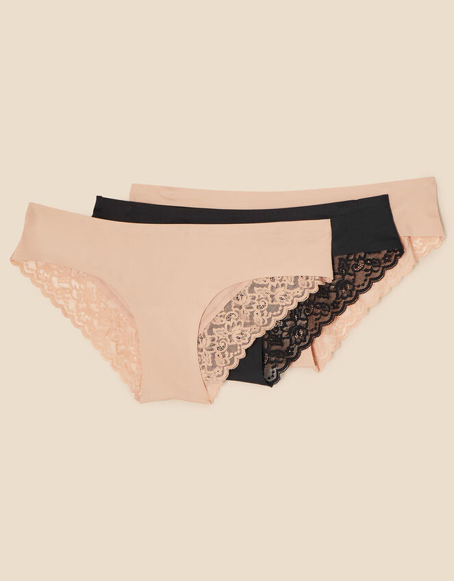 No VPL Brazilian Briefs Set of Three, Multi (ASSORTED), large