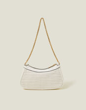 Woven Chain Shoulder Bag, , large