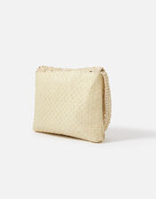 Rae Scallop Cross-Body Bag, Natural (NATURAL), large