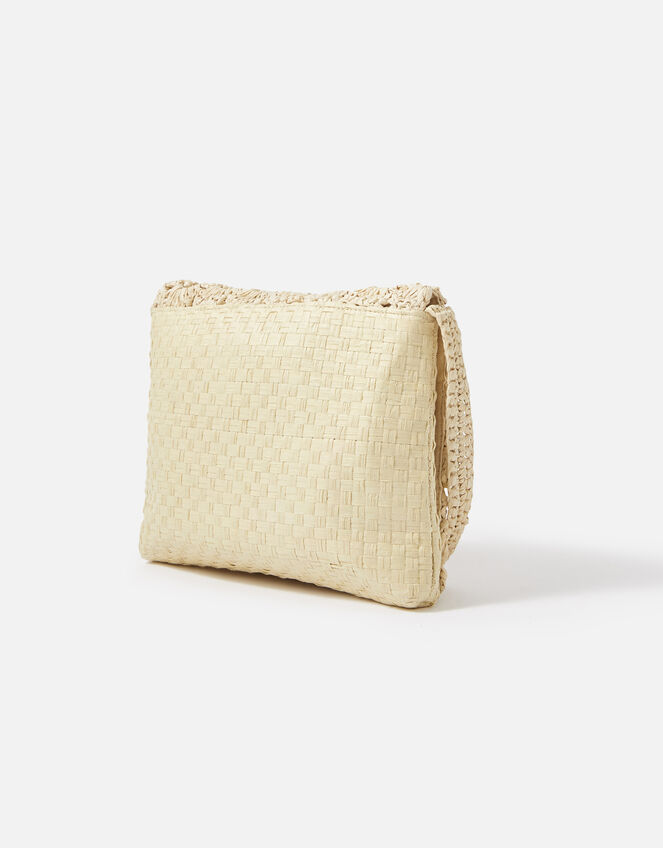 Rae Scallop Cross-Body Bag, Natural (NATURAL), large