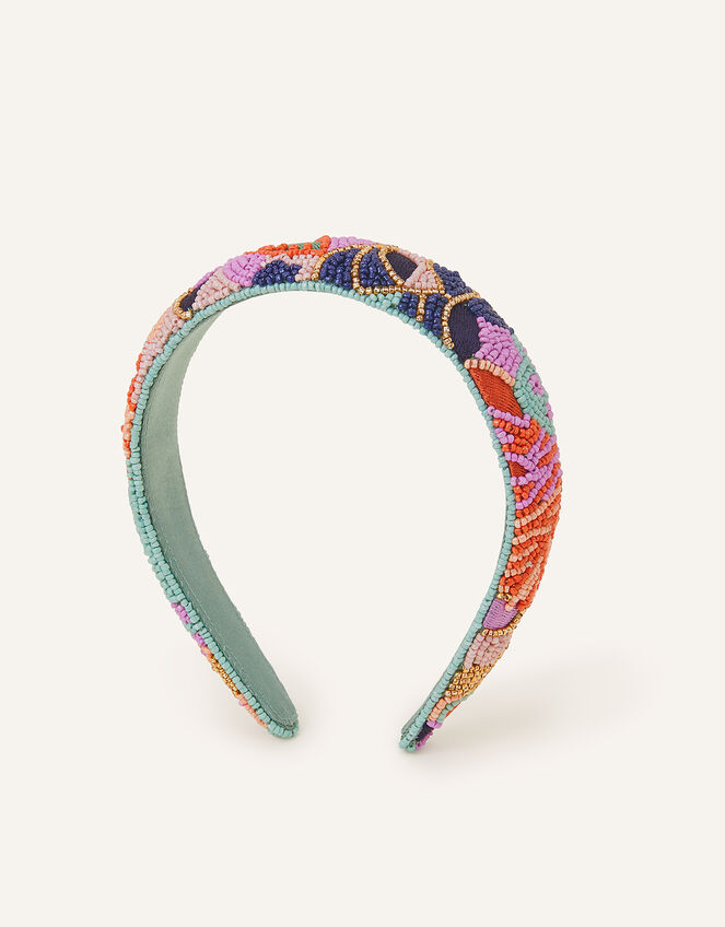 Beaded Sundown Headband, , large