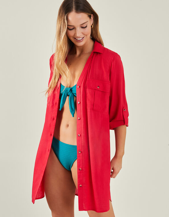 Beach Shirt, Red (RED), large