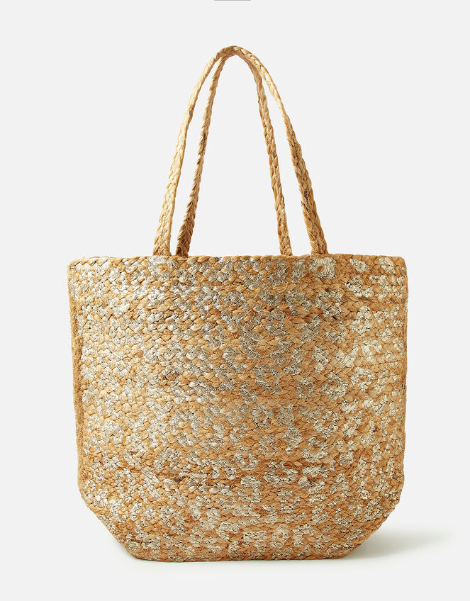Sarah Leopard Tote Bag, , large
