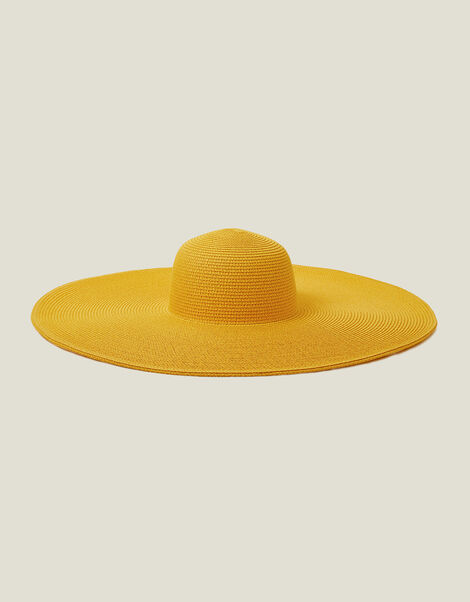 Extra Large Floppy Hat, Yellow (YELLOW), large