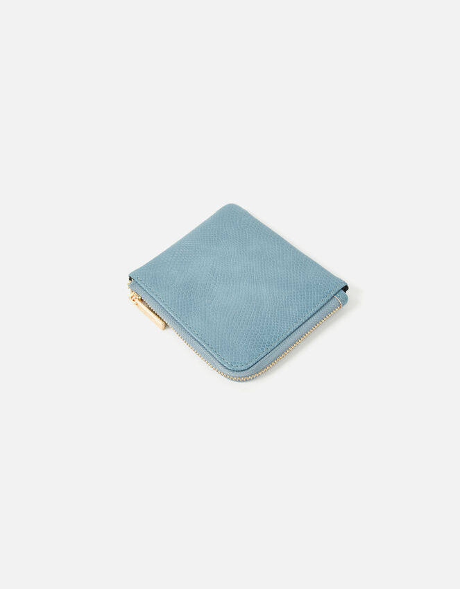 Zip Around Coin Purse, Blue (BLUE), large