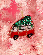 Embellished Campervan Hanging Decoration, , large