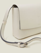 Leo Cross-Body Bag, White (WHITE), large