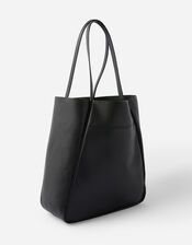 Suki Leopard Leather Tote Bag, , large