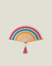 Stripe Foldable Fan, , large