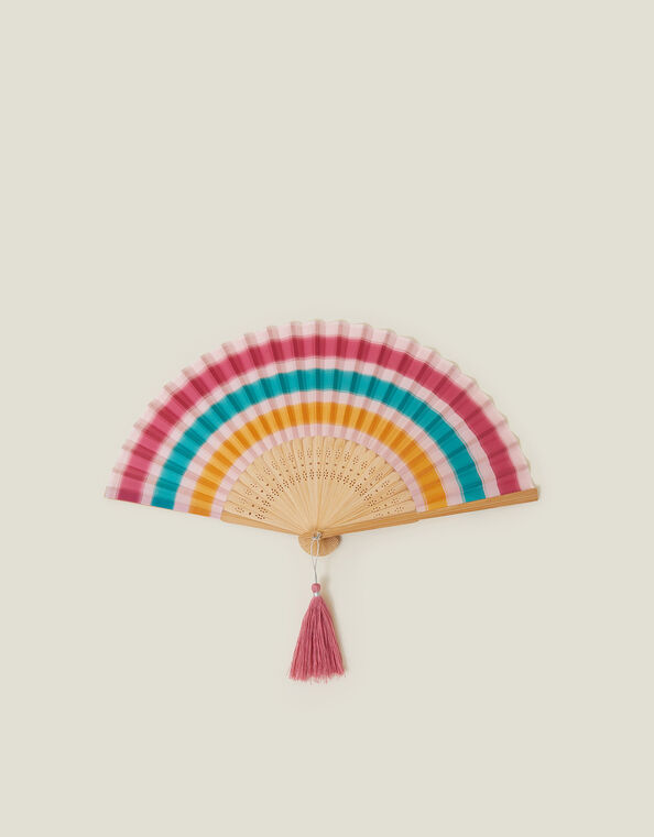 Stripe Foldable Fan, , large
