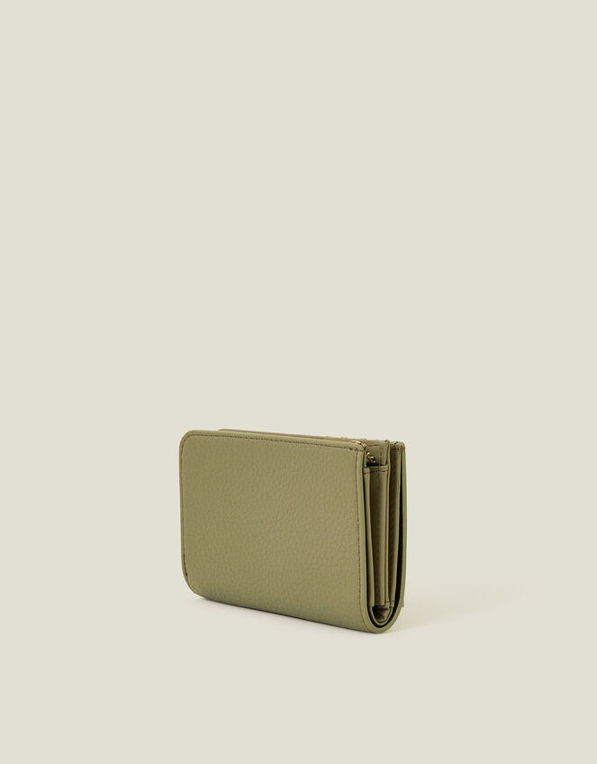 Zip Pocket Purse, Green (KHAKI), large