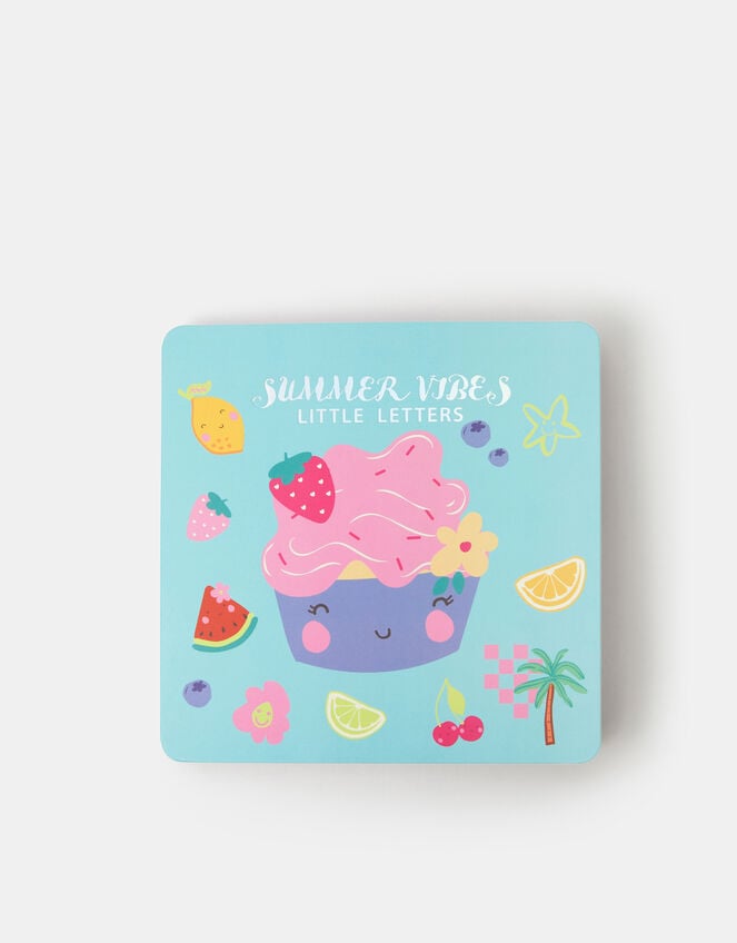 Girls Cupcake Little Letters Stationery Book, , large