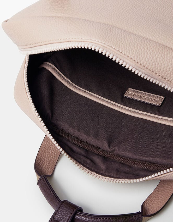 Pocket Top Handle Backpack, Brown (MOCHA), large