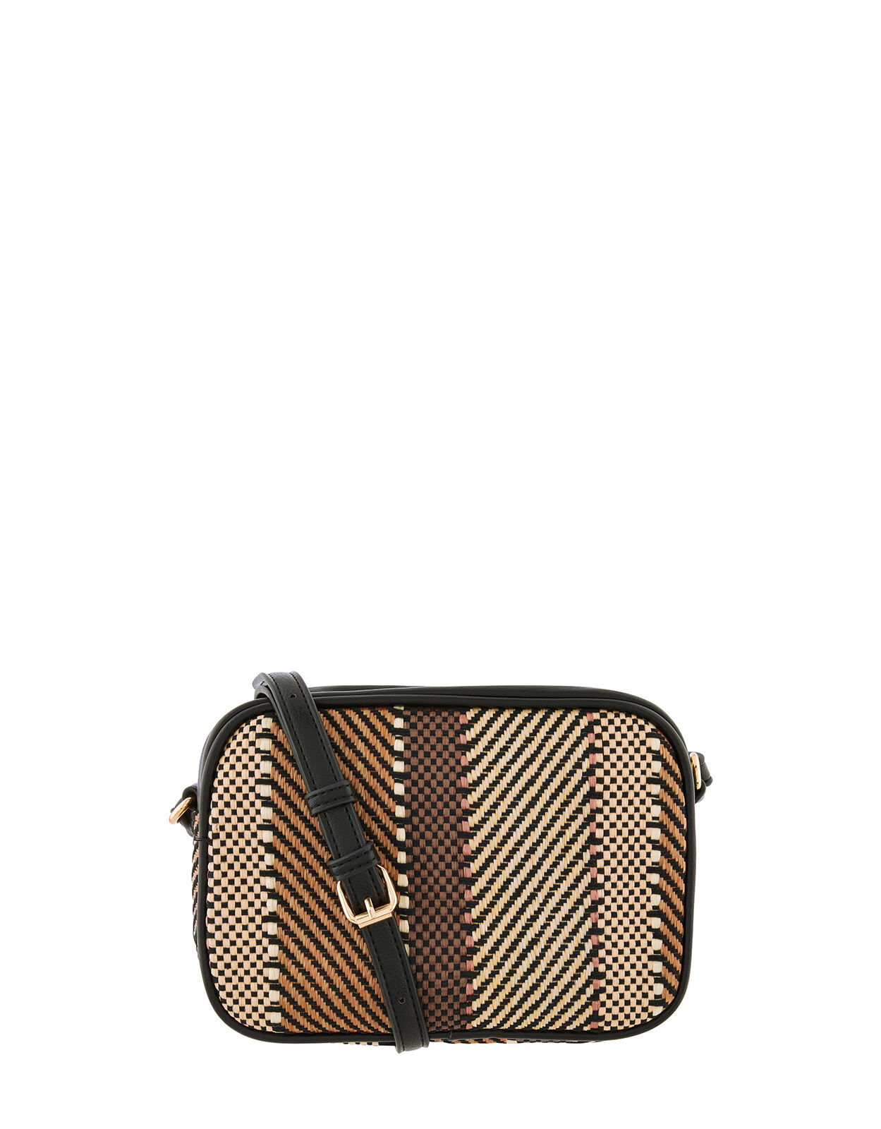Weave Textile Camera Bag Multi Cross body bags Accessorize Global