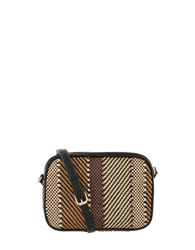 Weave Textile Camera Bag, Multi (DARKS-MULTI), large