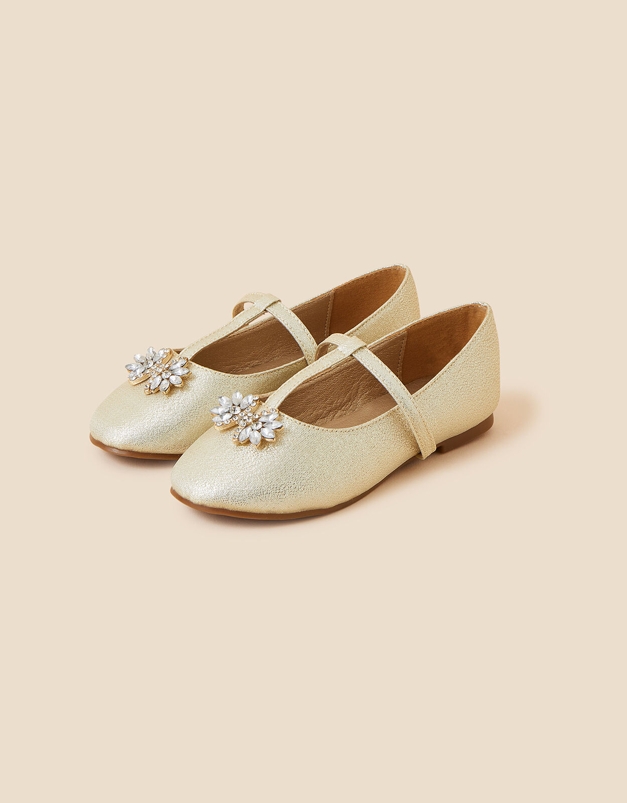Childrens gold ballet discount shoes