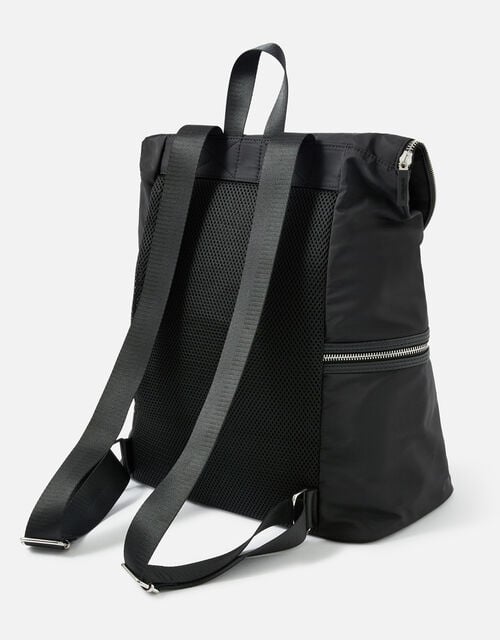 Gina Gym Rucksack with Recycled Fabric, Black (BLACK), large