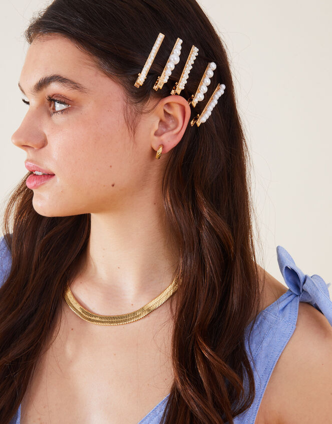 Pearl Hair Clips 5 Pack Hair clips Accessorize Global