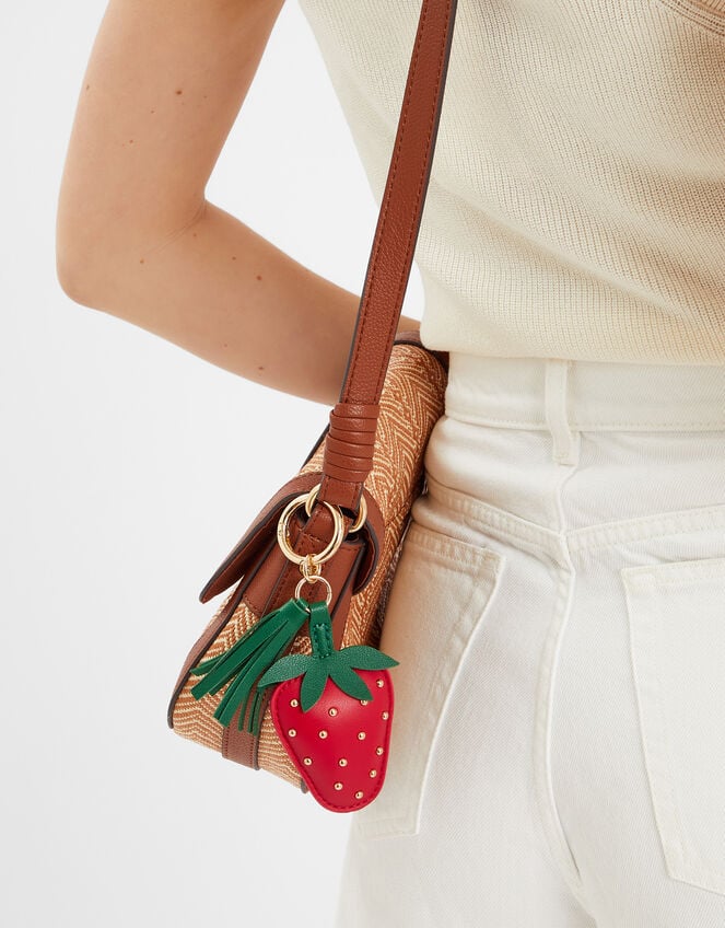 Strawberry Bag Charm, , large