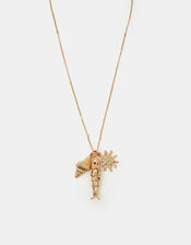 Sea Charm Pendant Necklace Gold, , large