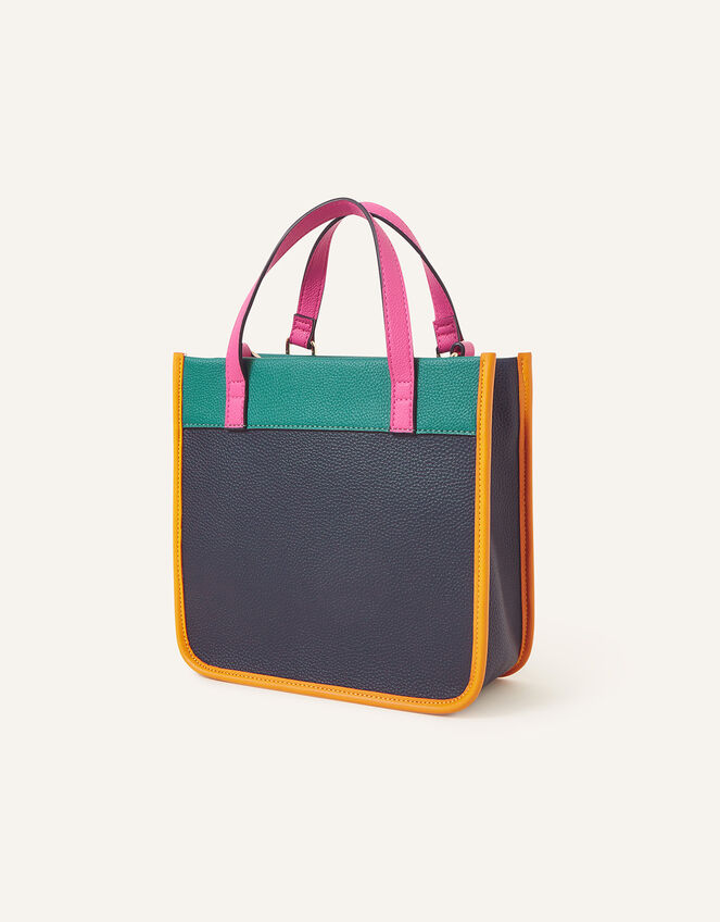 Mini Colour Block Handheld Bag, , large