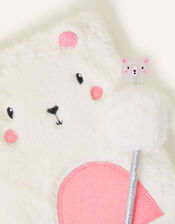 Fluffy Bear Pencil and Notebook Set, , large