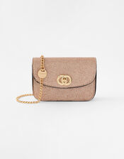 Glitter Cross-Body Bag, Pink (PINK), large