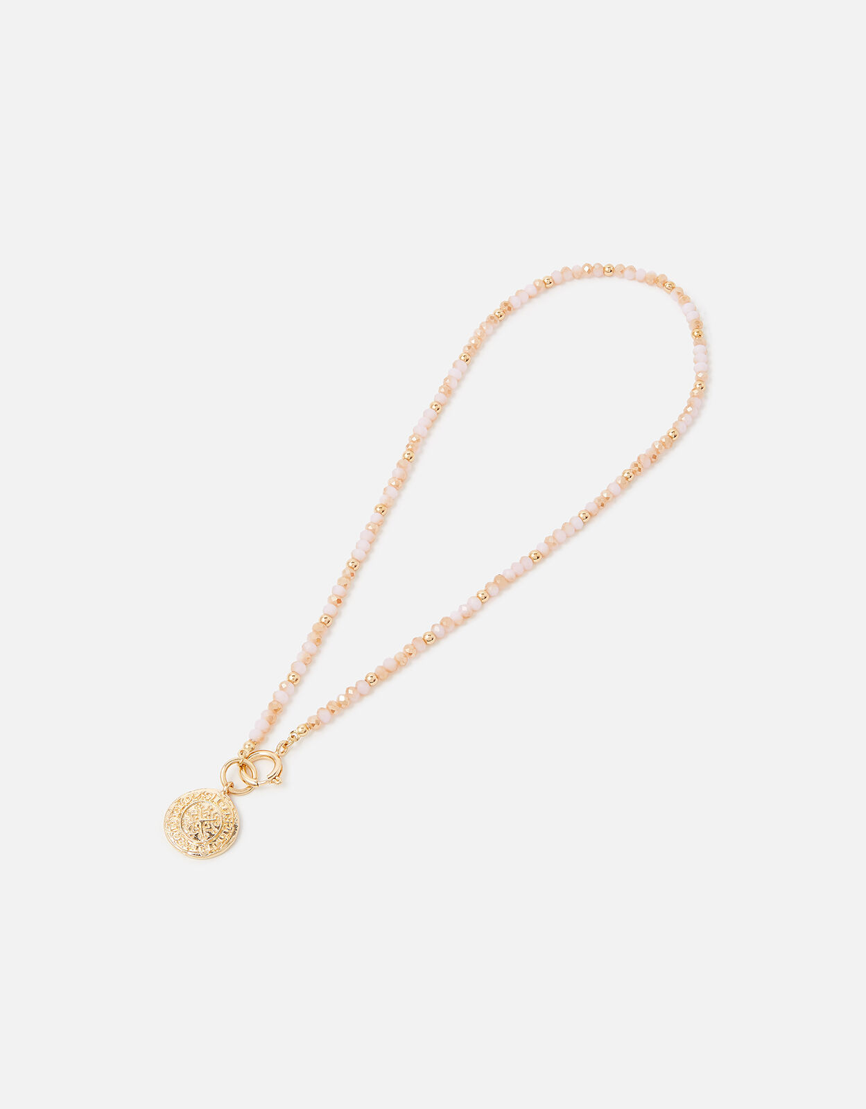 Kendra Beaded Coin Necklace