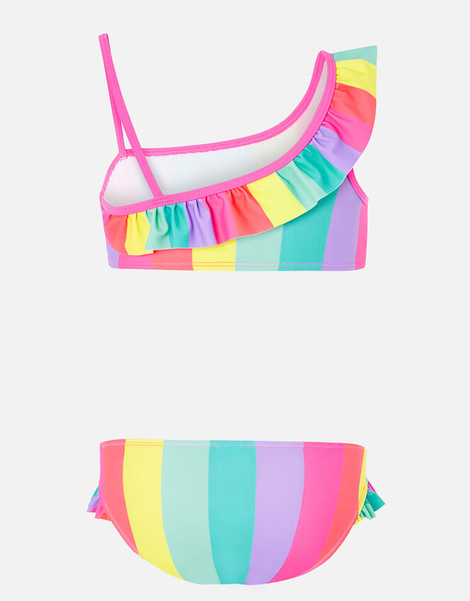 Girls Rainbow Bikini Set, Multi (BRIGHTS-MULTI), large