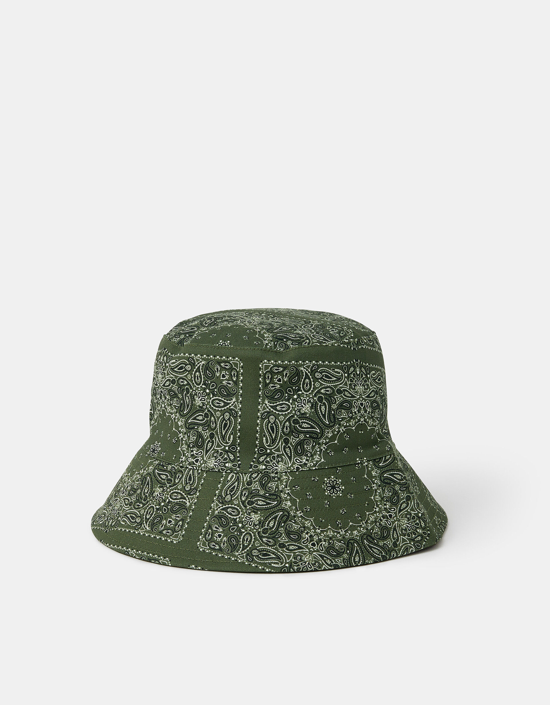 accessorize Reversible Bandana Print Bucket Hat