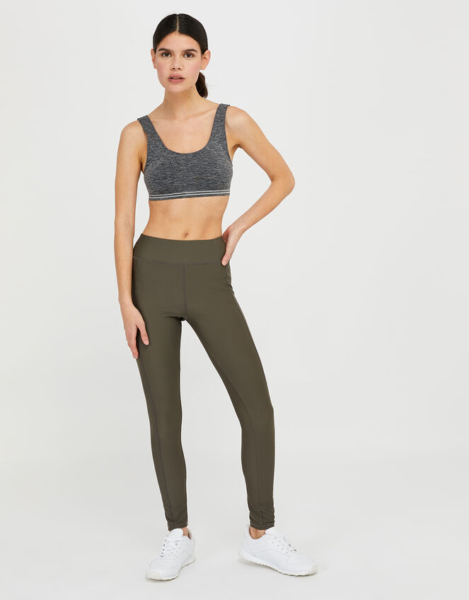 Seamless Sporty Crop Top, Grey (GREY), large