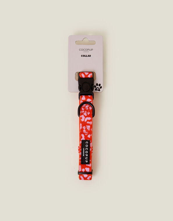 Cocopup London Leopard Print Dog Collar Pink, Pink (PINK), large
