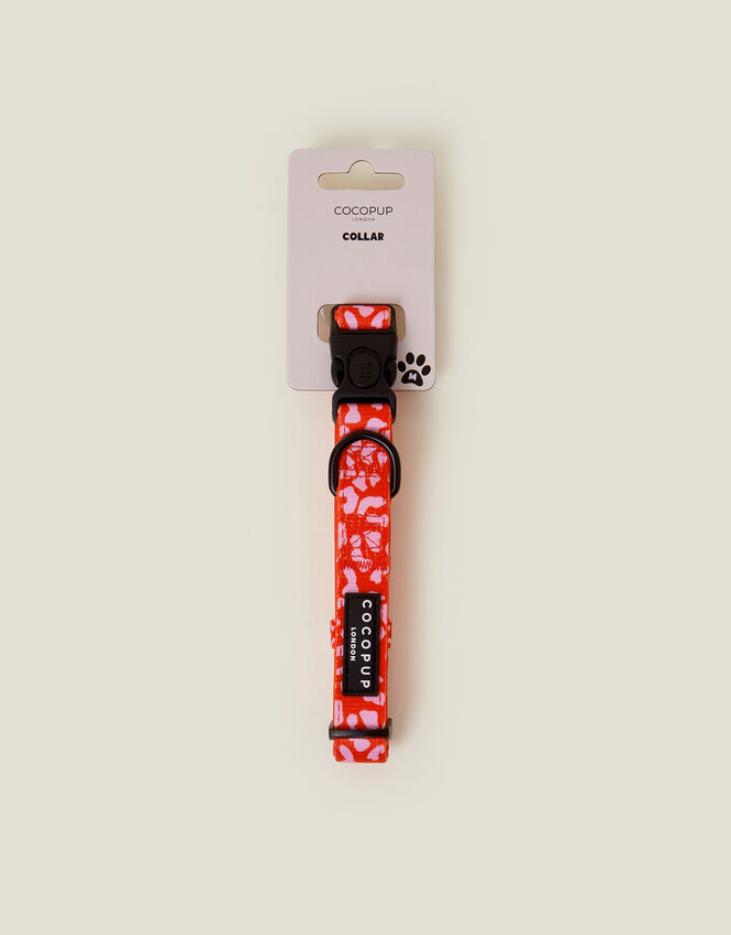 Cocopup London Leopard Print Dog Collar Pink, Pink (PINK), large