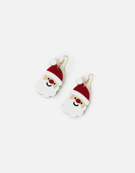 Santa Resin Earrings, , large