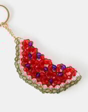 Watermelon Beaded Bag Charm, , large