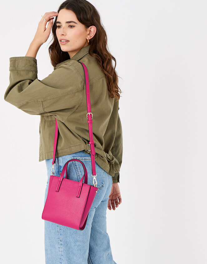 Mini Top Handle Cross Body , Pink (PINK), large